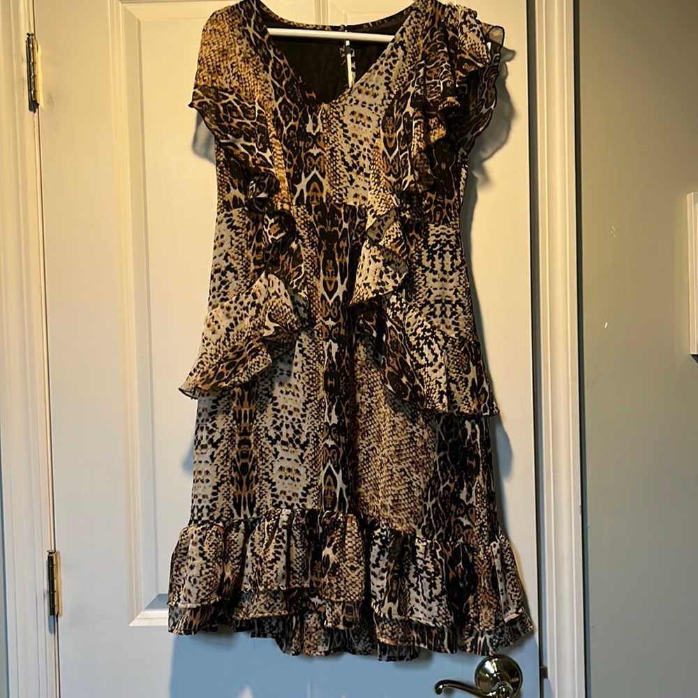 Lizard print dress